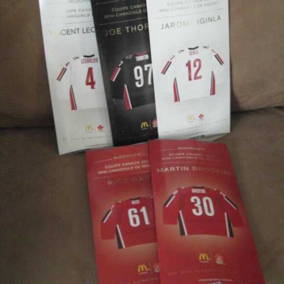 Lot of 5 McDonald’s Team Canada Hockey Mini Jersey's 2006 includes Joe Thornton - Picture 4 of 9
